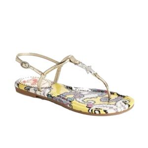 Gold yellow Sam Edelman sandals size 9